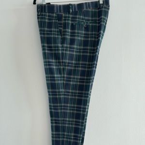 Plaid Mens Trousers